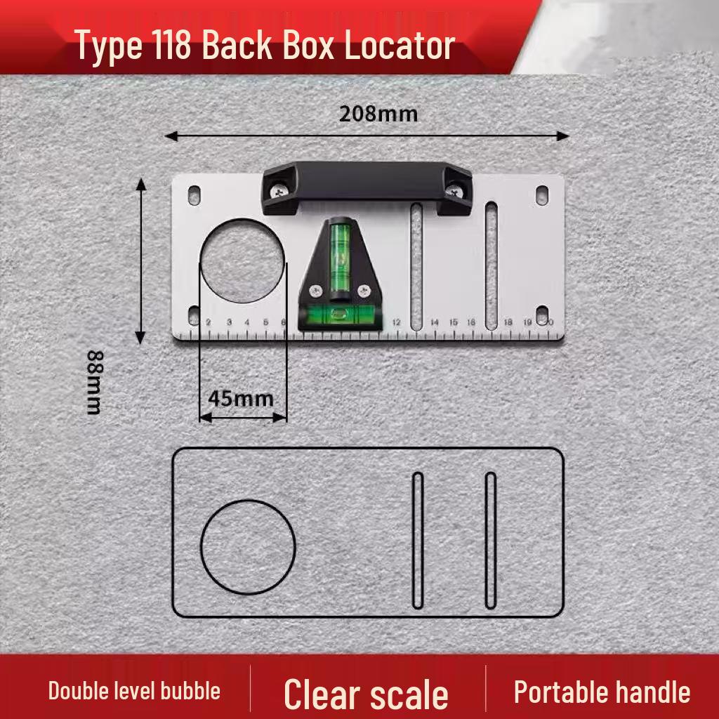 Multi-functional 86 Type Marking Tool for Electricians and Plumbers
