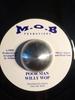 7-дюймовая пластинка WILLY WOP Poor Man NONE M.O.B Promotion UK Reggae Ska Dub Б/у