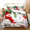 Christmas Snowman Bedding Set Duvet Cover New Year Gift Quilt Cover Boys Girls Bed Set Christmas Decorative House Bedding Set