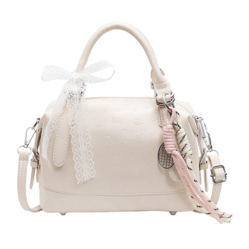 Bag 2025 New Trend Niche Design Simple Portable Messenger Bag Sweet Silk Scarf Shoulder Bag