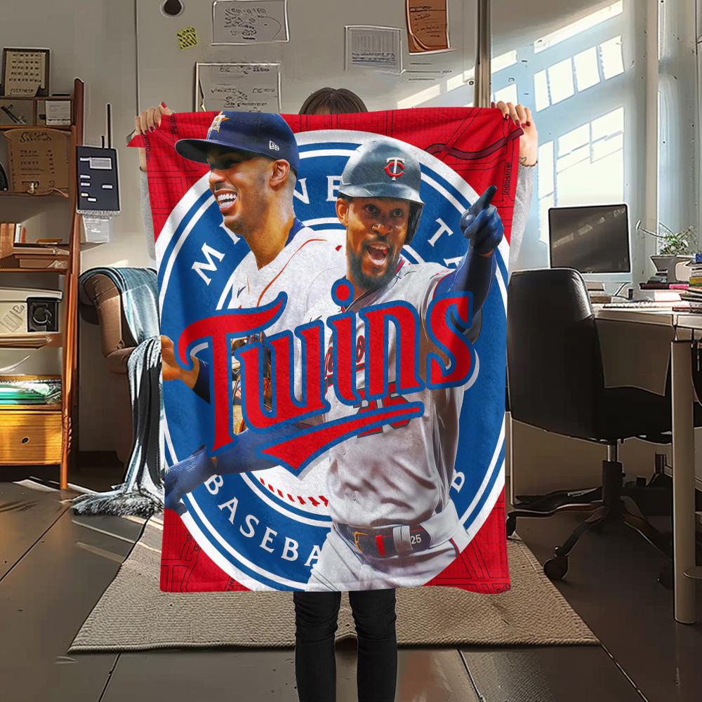 1 шт. Фланелевое одеяло с принтом LG Twins, Высококачественное, Удобное для всех сезонов, Домашний декор, Тепло и комфорт