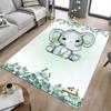 1PC Elephant Non-Slip Floor Carpet Compatible for Office&Living Room&Bedroom&Dining room -  Soft & Pattern, Vibrant Colors-H0320