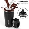 380/510ML Stainless Steel Coffee Mug Leak-Proof Travel Thermo Cup Vacuum Flask Insulated Cup Office Cup