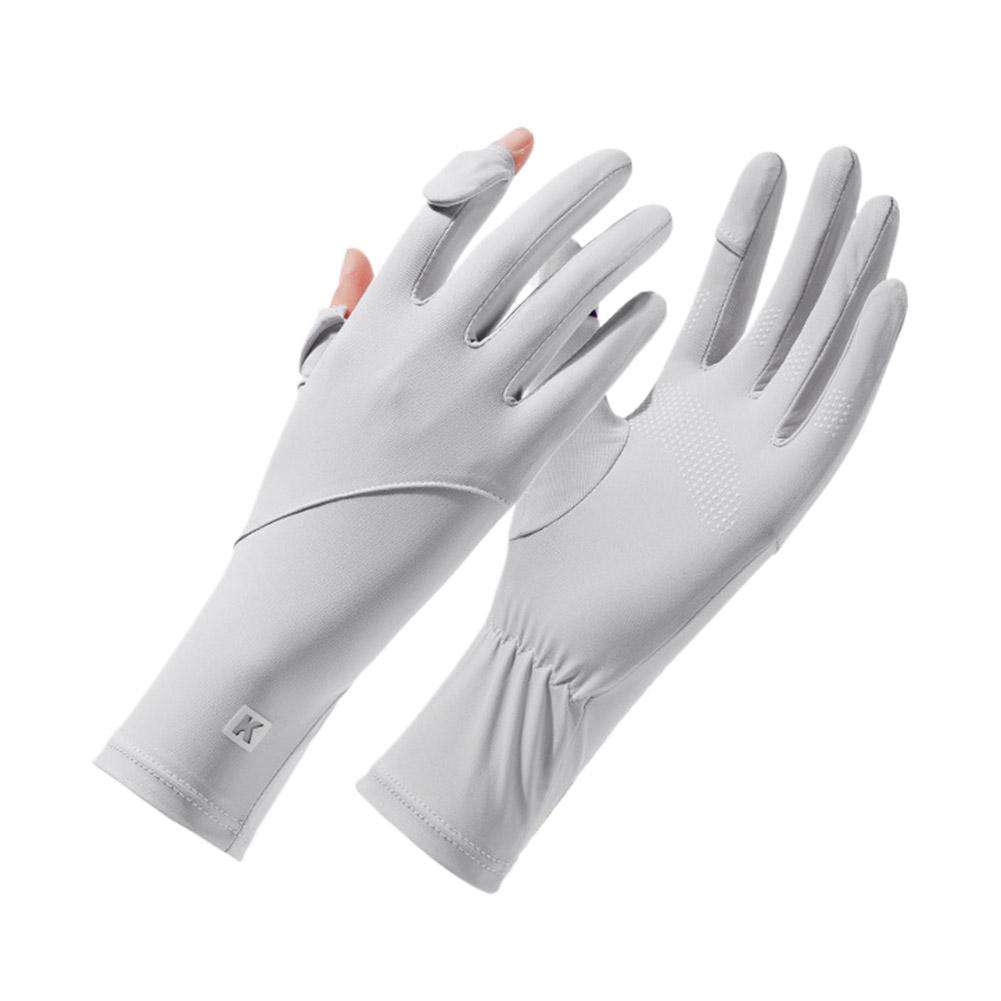 1 пара летних легких дышащих солнцезащитных перчаток для вождения с защитой от ультрафиолета для езды на велосипеде на открытом воздухе D7M6