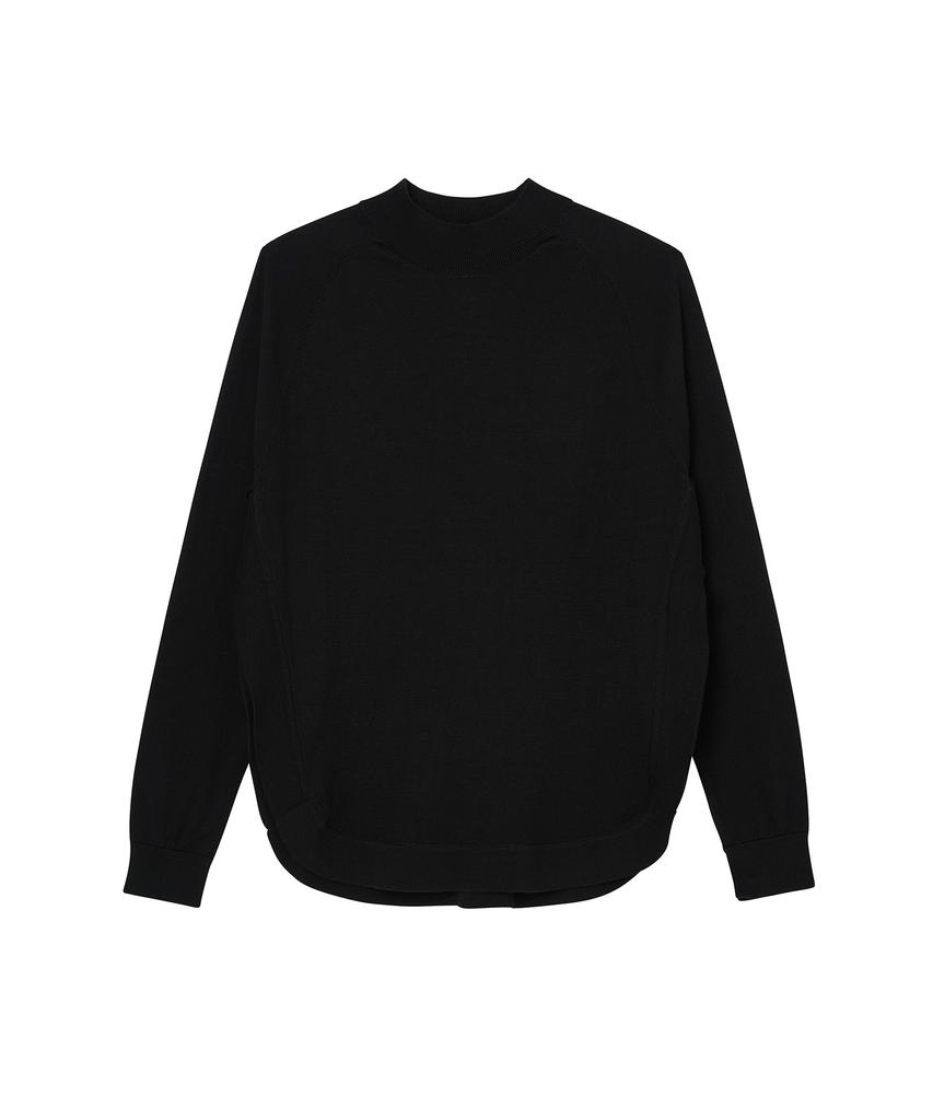 IOLO Women'S Cape Mock Neck_Black