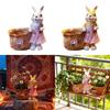 Bunny Planter Pot Flowerpot Cute Home Decoration Craft Multipurpose Flower Resin for