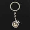 Модный брелок для ключей 30 мм, металлический брелок для ключей, ювелирные изделия, антикварное покрытие, Ласточкино птичье гнездо, яйца, 24x19x8 мм, кулон