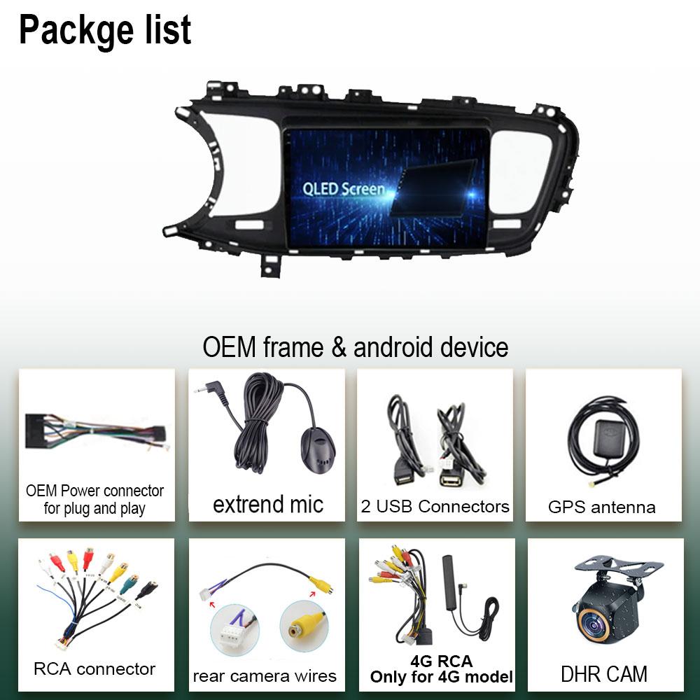 Android 14 Для KIA Optima K5 2013-2015 5G Wi-Fi BT Автомагнитола Беспроводной Carplay Авторадио Сенсорный экран Радио DSP Без 2DIN DVD