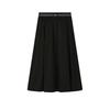 New MILANO Collection Casual Long Skirt Women's Jet Black F11W525303F-BK