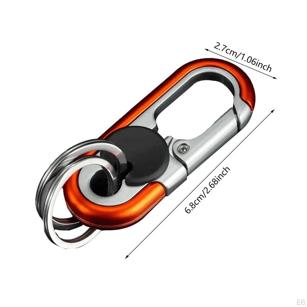 Men's Car Key Chain, Creative Zinc Alloy Keychain for Men