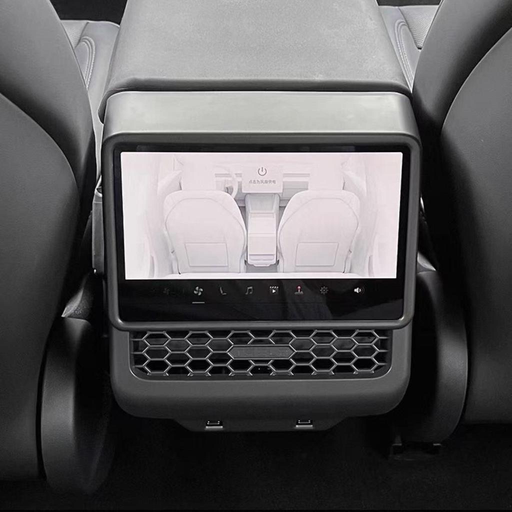 Fits Tesla Model 3/Y Refresh: Rear Air Vent Cover for Interior Air Conditioning Protection.