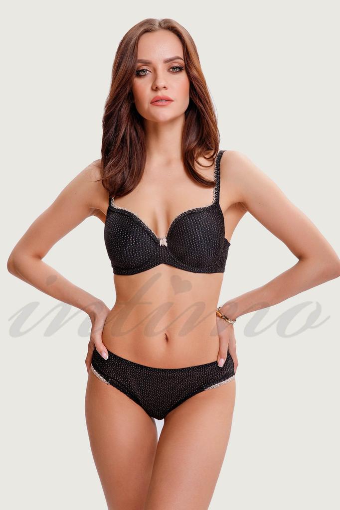 Set of Linen: Leilieve Padded Bra and Brazilian Panties (75372)