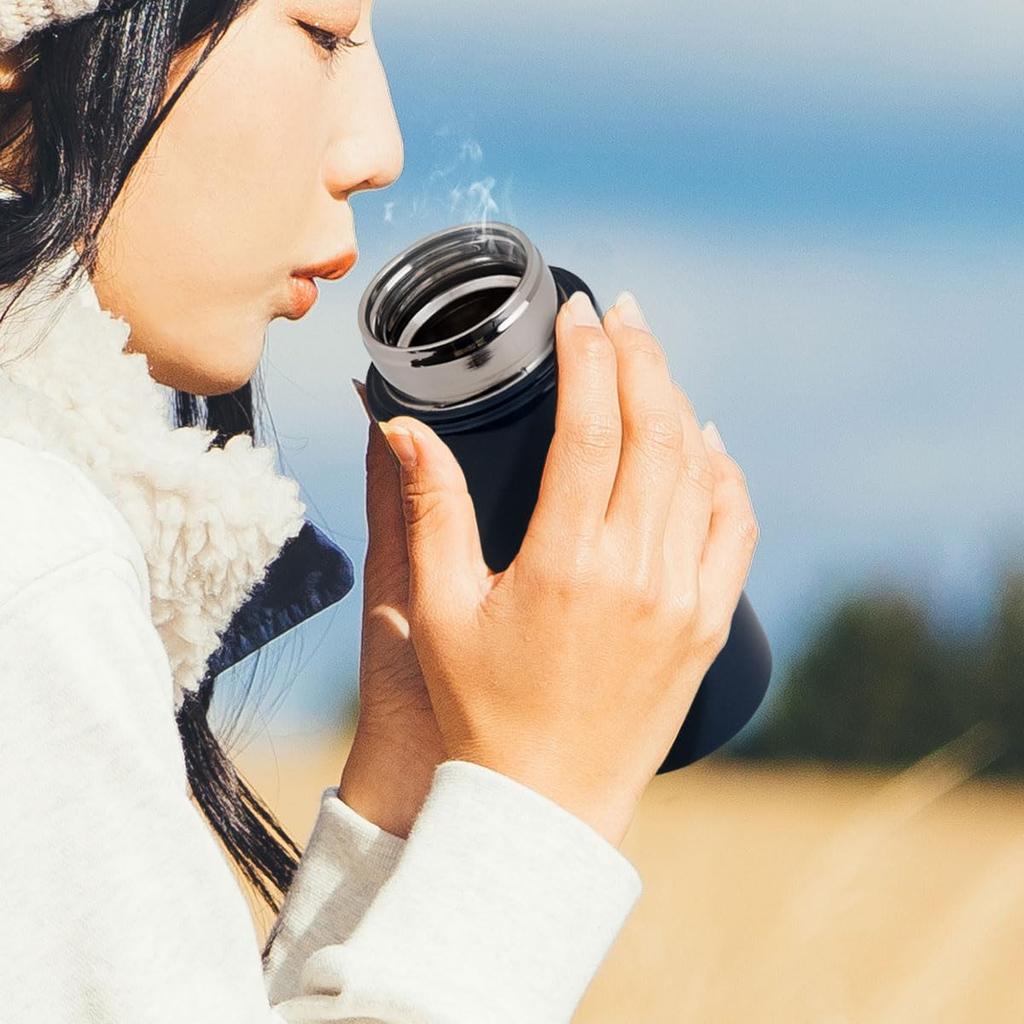 Бутылка для воды Atlas 500 мл с вакуумной изоляцией из нержавеющей стали, ультралегкая кружка, тонкая маленькая мини-бутылка, совместимая со спортивными напитками, термосами, прямой заказ