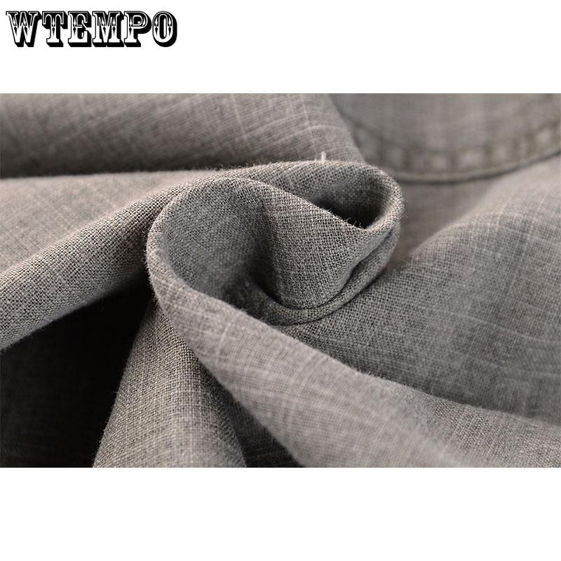 Большие размеры осень-лето повседневные брюки из натурального хлопка и льна с высокой талией большого размера льняные дышащие свободные мужские брюки