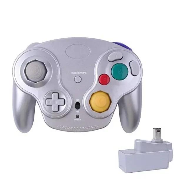 Игровой контроллер для игровой консоли GameCubes NGC с адаптером 2,4 ГГц Беспроводной геймпад для джойстика Nintendo Gamecube