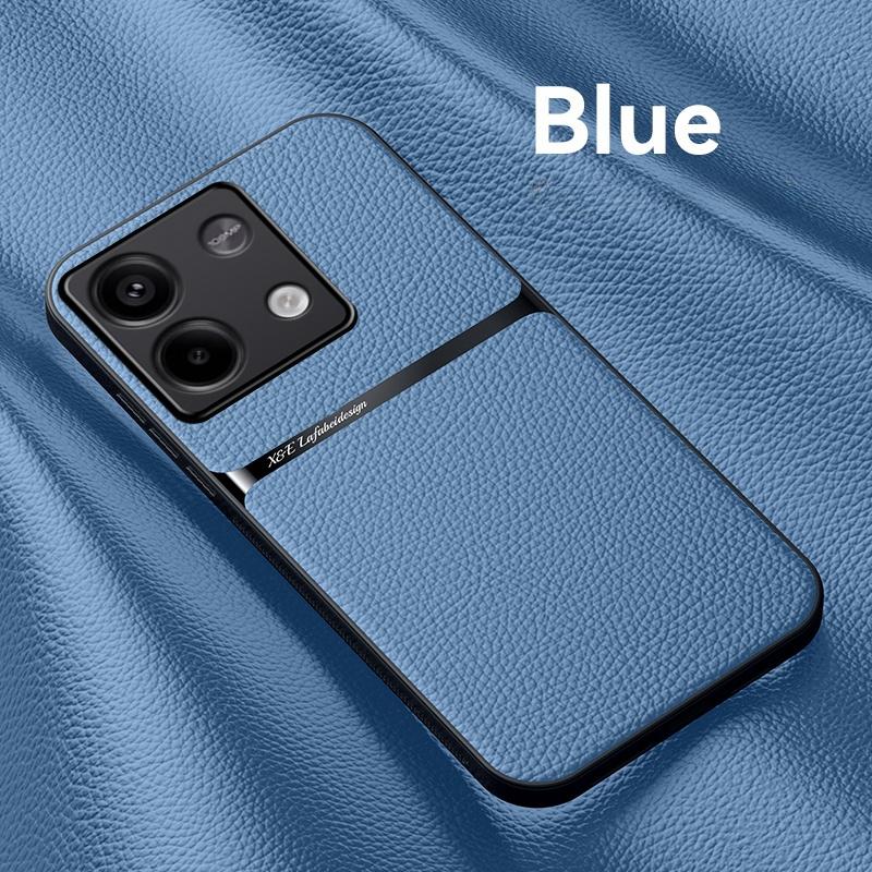 Кожаный чехол-фунда для Xiaomi Poco X6 5G Автомобильный магнитный держатель Противоударный чехол для Pocox6 Pocco Poxo Poko Little X6 X 6 6X 5G Чехол