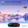 X4 ATV androidtv 11.0 Смарт ТВ-бокс Amlogic S905X4 Поддержка 4K 60fps AV1 Двухдиапазонный Wi-Fi ТВ-приставка