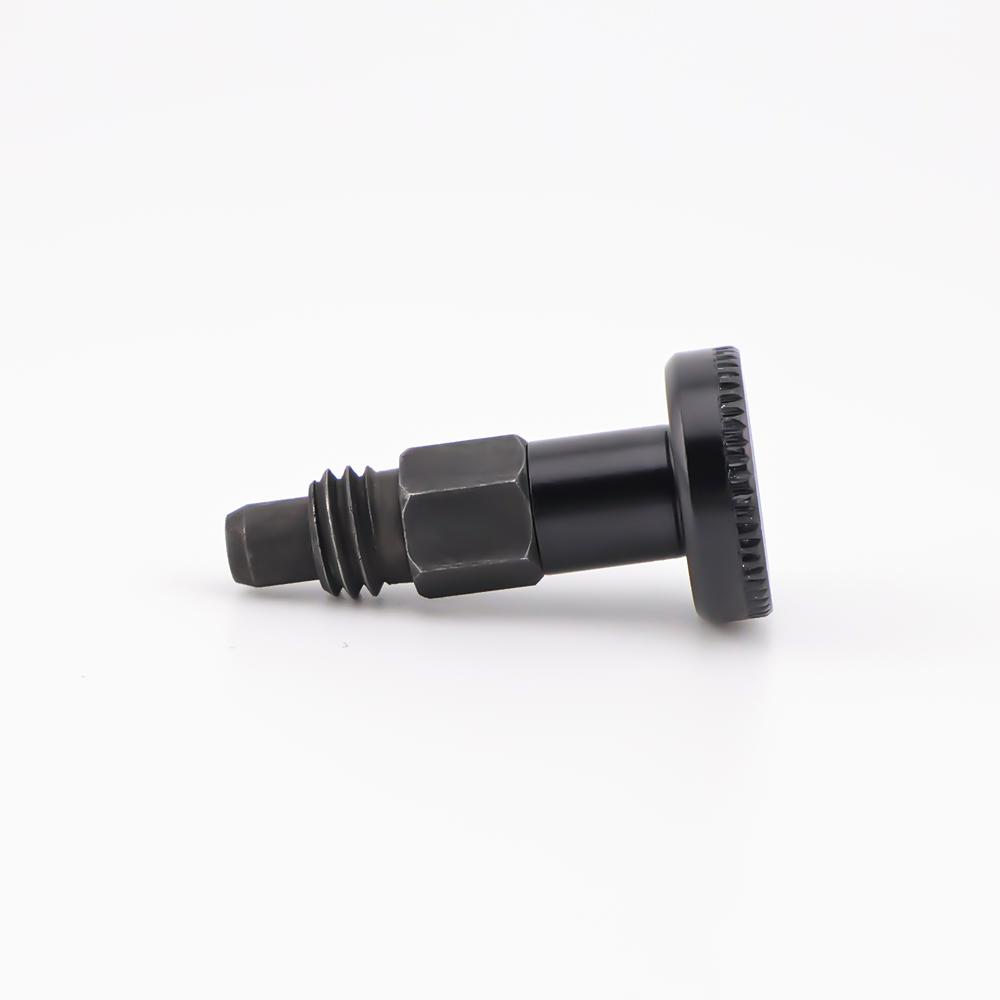 Mini M8 Knob Plungers Non Lock-Out Spring Lock Pin Aluminum Knob Locating Pin Stainless/Carbon Steel Indexing Plungers