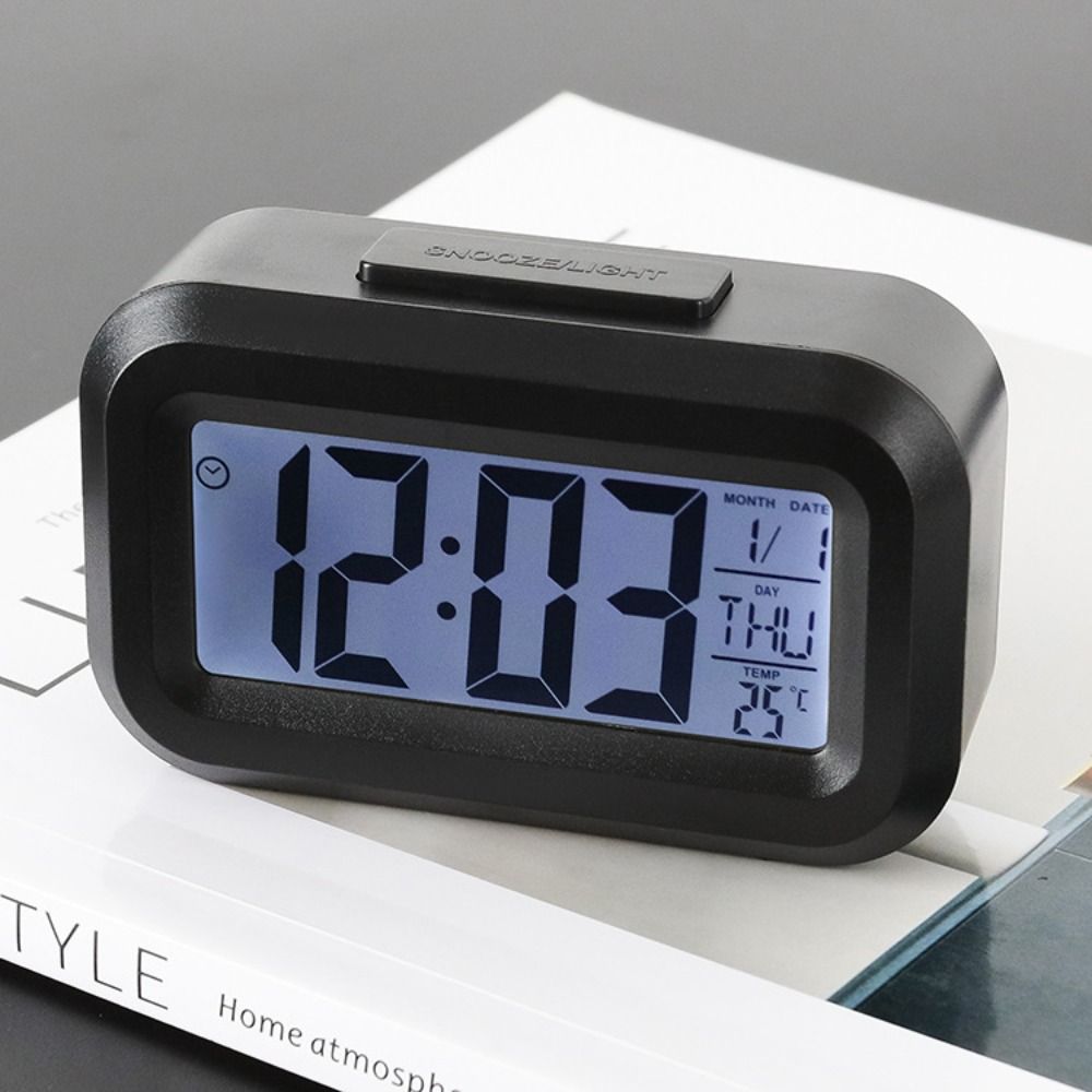 Silent Silent Snooze Clock Plastic Desk Clocks Creative LED Electronic Clock  Can be Timed