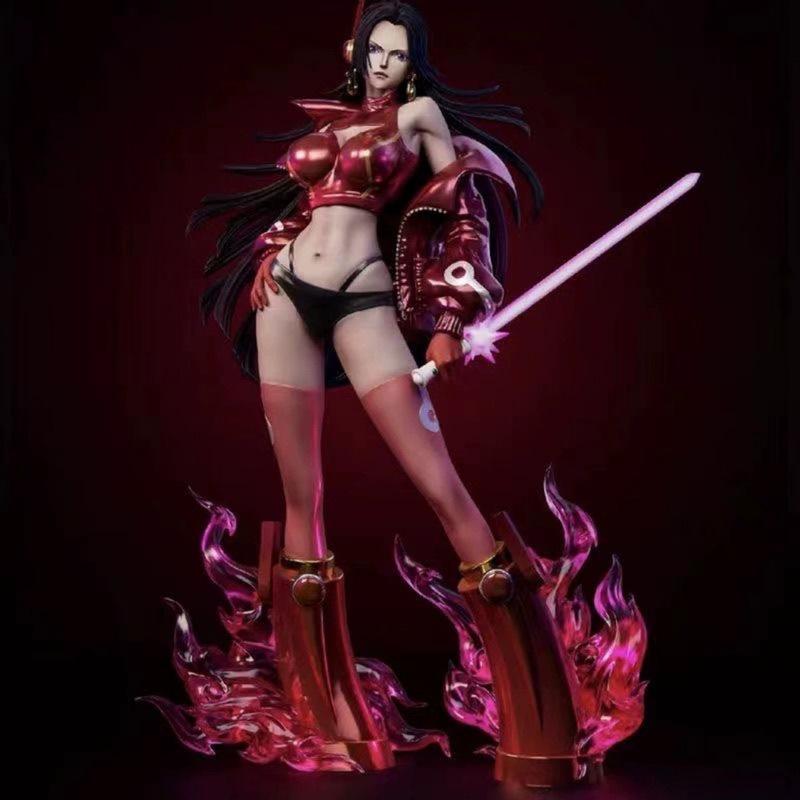 Статуэтка Boa Hancock GK из One Piece, Аниме Фигурка Действия, Коллекционная Модель, Украшение для Рабочего Стола, Орнамент в Коробке для Поклонников Аниме