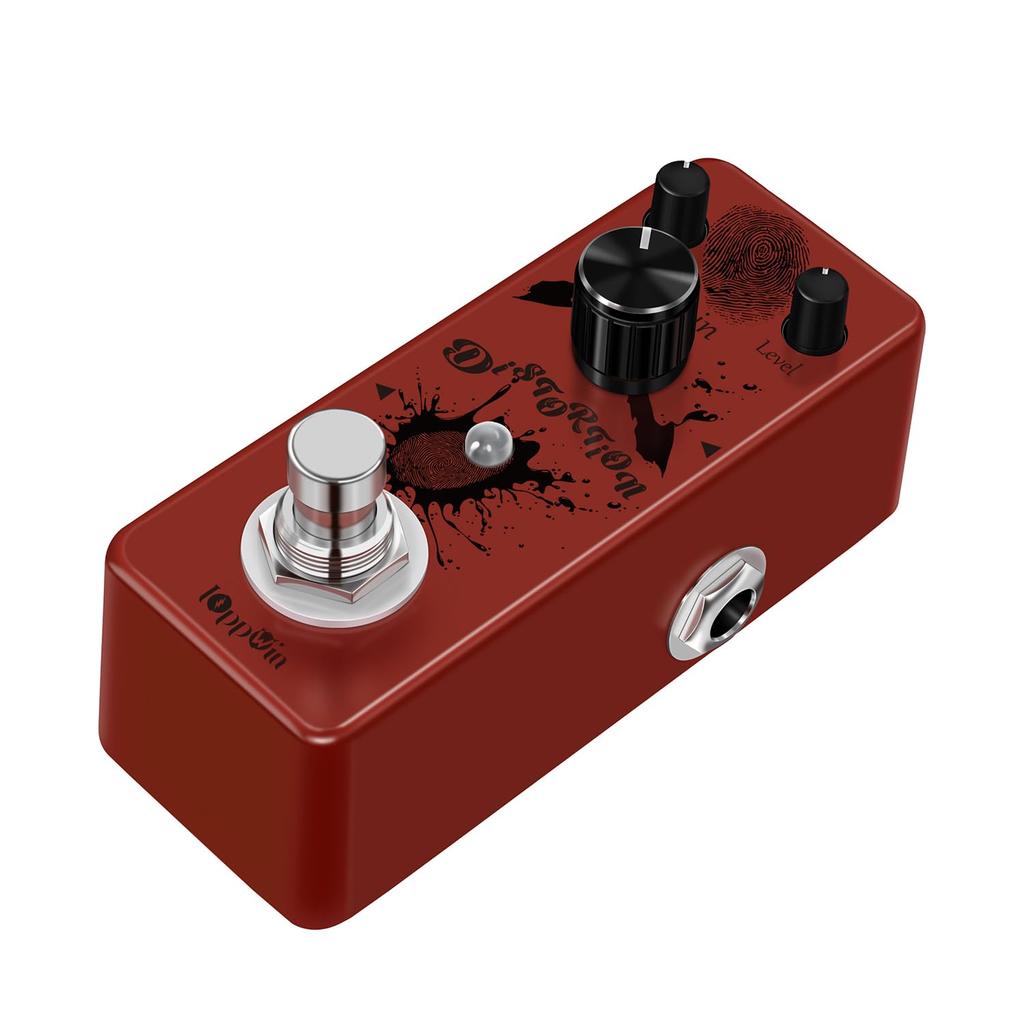 IOppWin British Distortion Pedal Classic English Distortion Metal True Bypass - Amp-Inspired Tone, Case, Ultra-Compact,