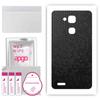 apgo Protective Skin Sticker for the Back Compatible with Huawei Mate 7, Wrap Film, Foil, Vinyl - Pattern Black Honeycomb