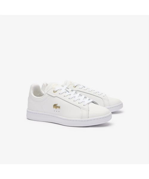 Lacoste Женские оригинальные кожаные кроссовки Carnaby Premium Pro RZ0040W54G 216 [Доставка из Кореи] 100% Оригинал