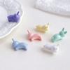 20Pcs/Pack Bracelet Cute Loose Beads Necklace Cuddle Bunny DIY Accessories Mobile Phone Chain Accessories Rabbit Acrylic Beaded