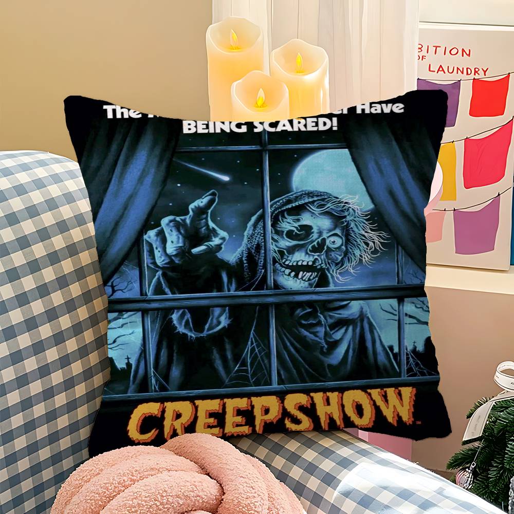 Creepshow Cushion Cover Inches Farmhouse Decor Home Throw Pillow Covers for Couch Decorations