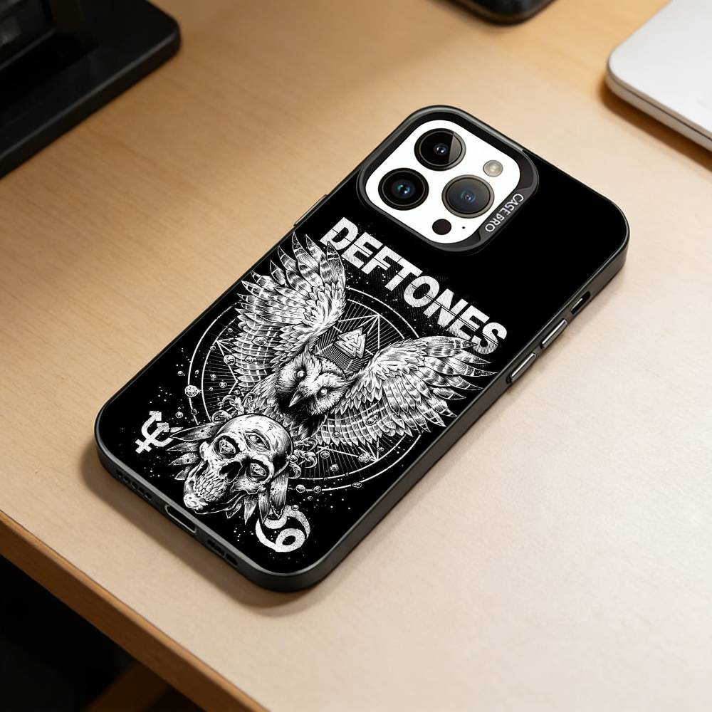 Nu-Metal Band Deftones  Phone Case For iPhone 17,16,15,14,13,12,11 Plus,Pro Max,XS,Colorful Silver Black Cover