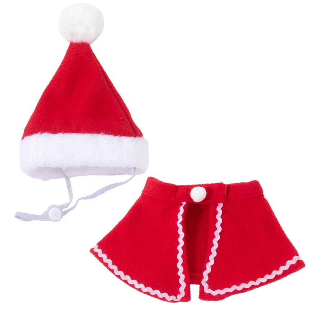 Christmas Pet Hat Cute Antlers Saliva Towel for Dog Cat Dress Up Supplies Lovely Design Autumn and Winter Clothes Pet Accessory