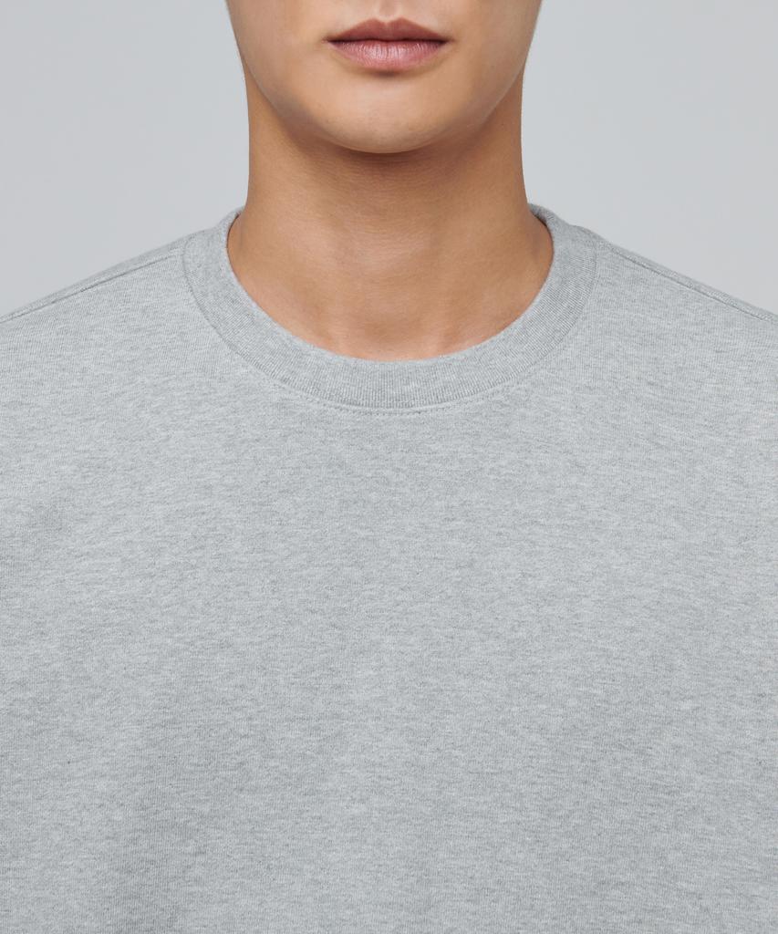 MUSINSA STANDARD Heavyweight Oversized Sweatshirt [Medium Grey]