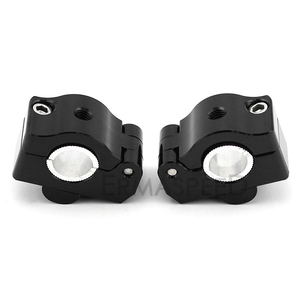 Алюминиевые стойки для руля мотоцикла с ЧПУ, универсальные 22 мм 28 мм, ручки для увеличения высоты, зажим для крепления на велосипеде для бездорожья MT09