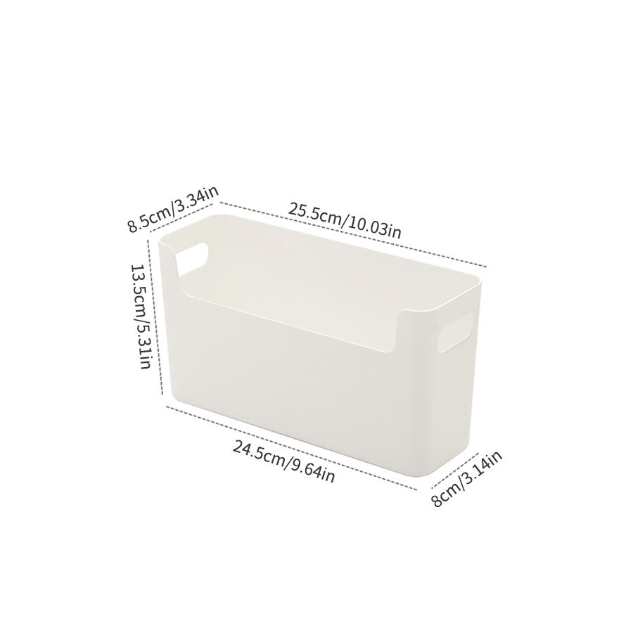 Cabinet Desktop Organizer Plastic Storage Box Multifunctional Seasoning Jar Tableware Storage Case Kitchen Storage Organization