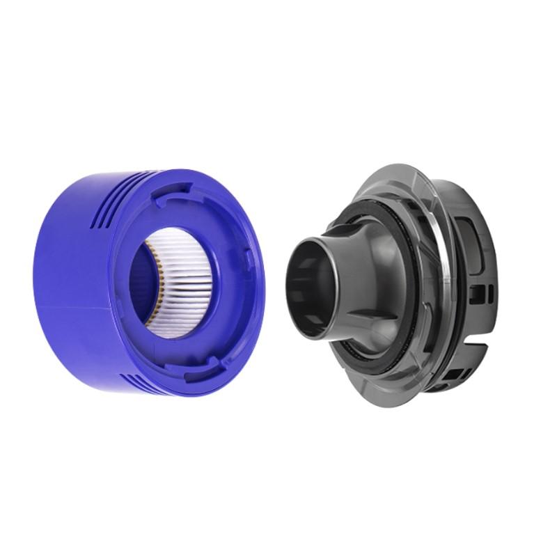 Compatible For Dyson V7 V8,Motor Back Cover & HEPA Filter Vacuum Cleaner Replacement Kit Spare Parts