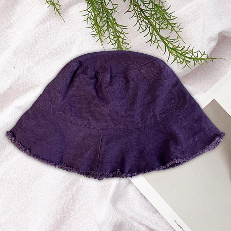 Панама с необработанным краем женская летняя шляпа с козырьком повседневная шляпа с окантовкой шляпа-ведро складная моющаяся