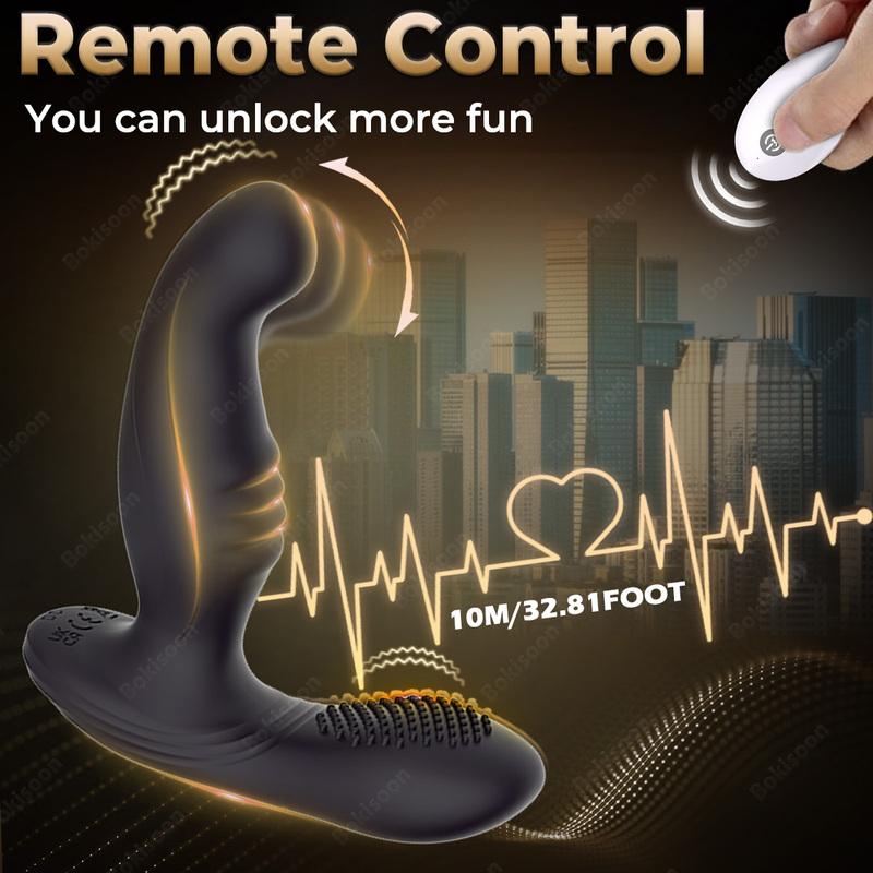 10 Wiggling Anal Plug Butt Plug Prostate Massager Male Sex Toys for Men Sex Toy Anal Vibrator Adult Toys Anal Dildo for Couples