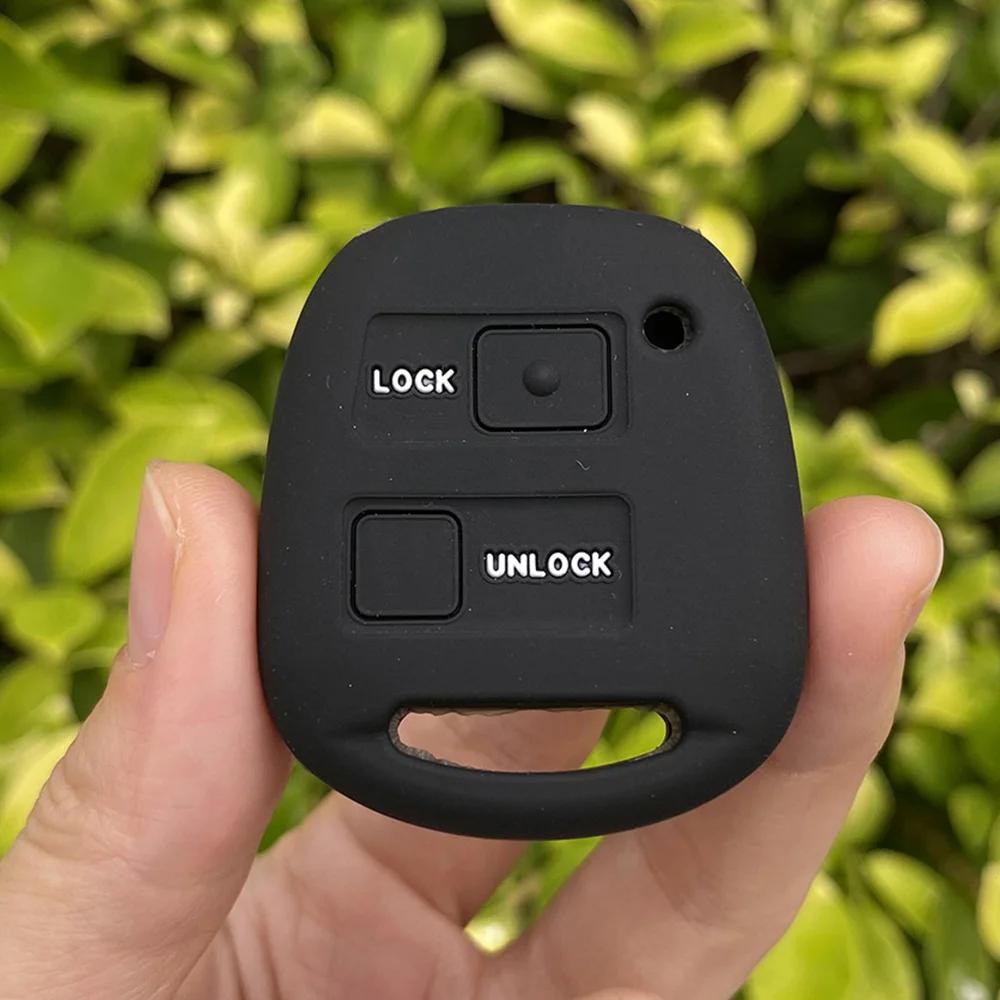 Силиконовый чехол для автомобильного ключа Shell Fob для TOYOTA Avensis Camry Corolla RAV4 PRADO YARIS Tarago FJ Cruiser Land for Lexus Key Case