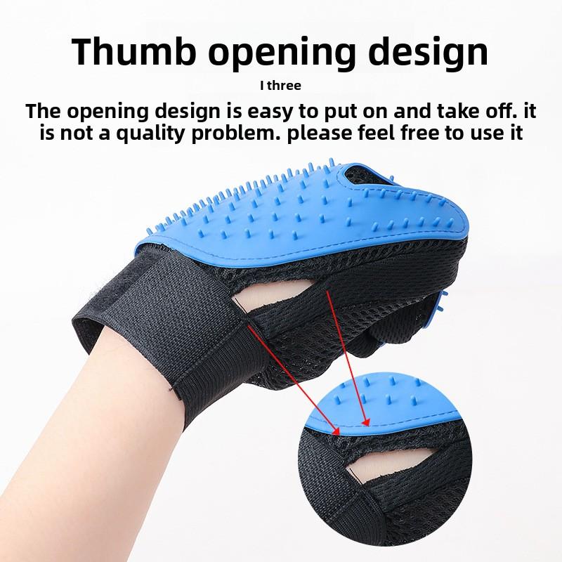 Расческа для питомцев, Перчатки для ласки кошек, Пятипальцевый массаж для успокоения питомцев, Вычесывание выпавшей шерсти, Товары для чистки собак