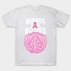 T Shirt Women Beards For Boobscancer Awareness Harajuku Print Kawaii Tshirt Summer Short Sleeve Female T-Shirt Top Tee