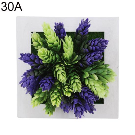 Artificial Flower Succulent Plant Wall Art Frame Living Room Wedding Party Decor