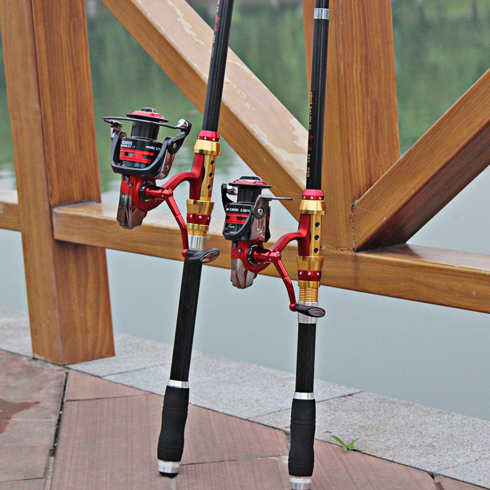 Спиннинг с рыболовной катушкой Комбинированная удочка и катушка из углеродного волокна для морской рыбалки