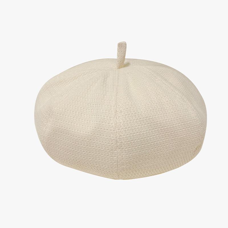 Британский Ретро Берет Женский Весенне-Осенний Вязаный Литературный Шляпа Художника Корейская Версия Универсальная Теплая Шапка