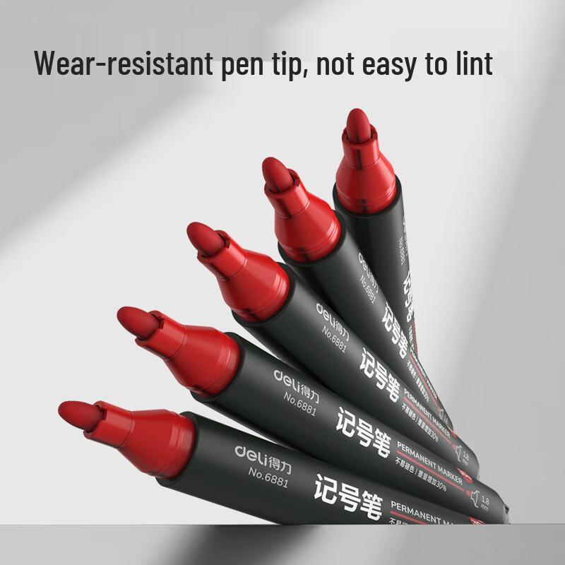 Deli Broad Tip Oil-Based Marker Pen