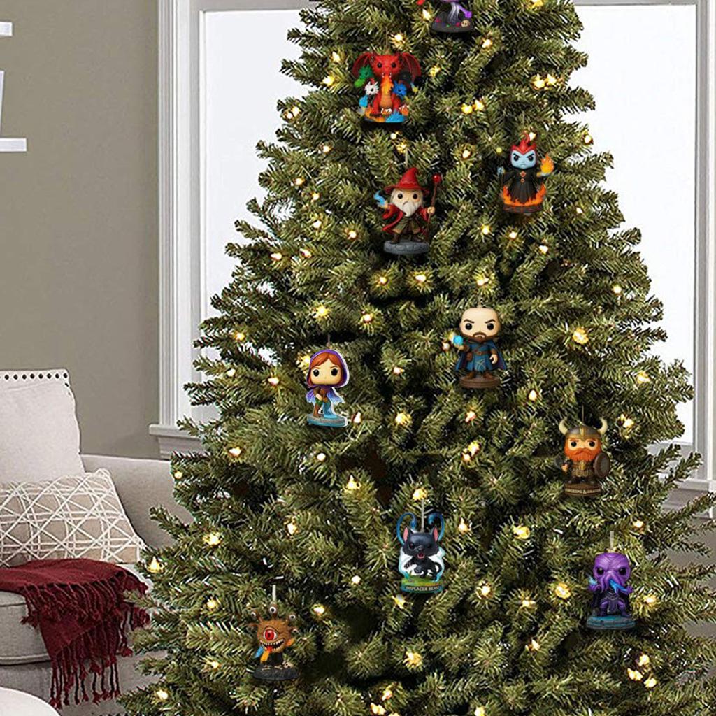 Адвент-календарь Дракон и Подземелье Искатель Приключений Новогоднее Украшение Акриловая Подвеска