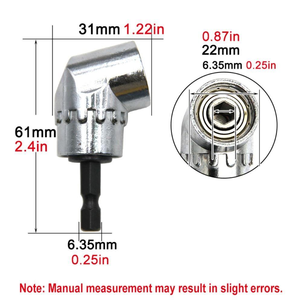 3 шт. отвертка с поворотом на 105 градусов, угловое соединение, переходник для головки отвертки
