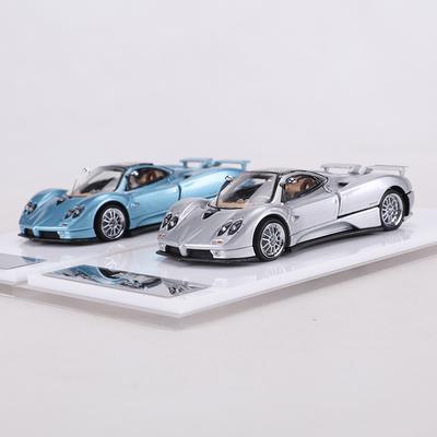 LMF 1:64 Zonda C12s Металлическая Модель Автомобиля Магнитно Притягиваемая Крышка Двигателя Может Быть Снята