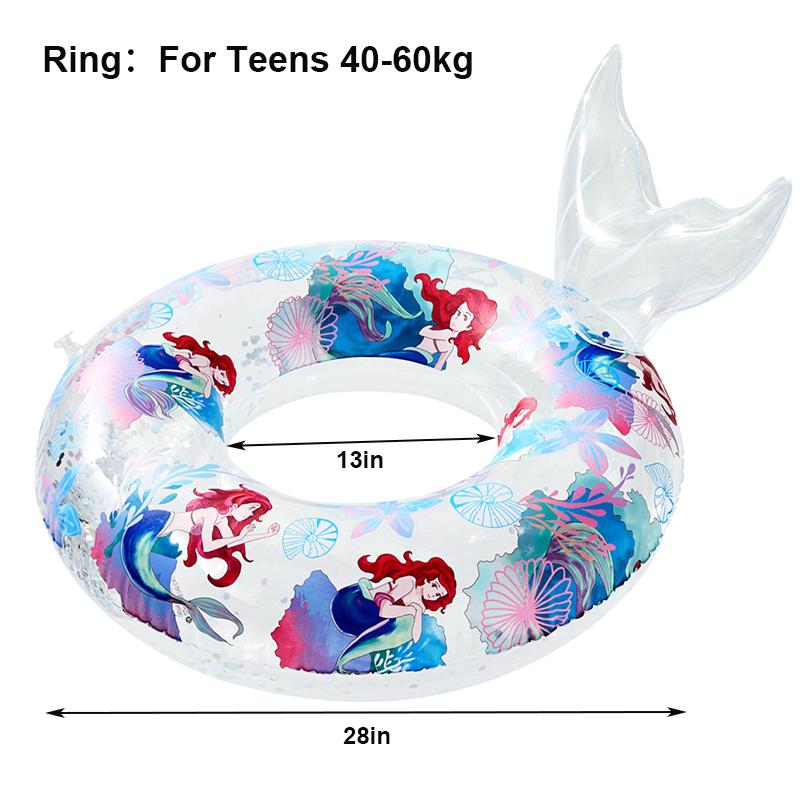 Надувной круг для плавания Rooxin, детский и взрослый круг для плавания, поплавок для бассейна, детский круг для плавания, пляжное игровое оборудование для воды