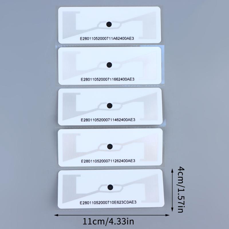 UHF RFID Наклейка на лобовое стекло 860-960 МГц Водонепроницаемая метка EPC 6C для автоматических ворот