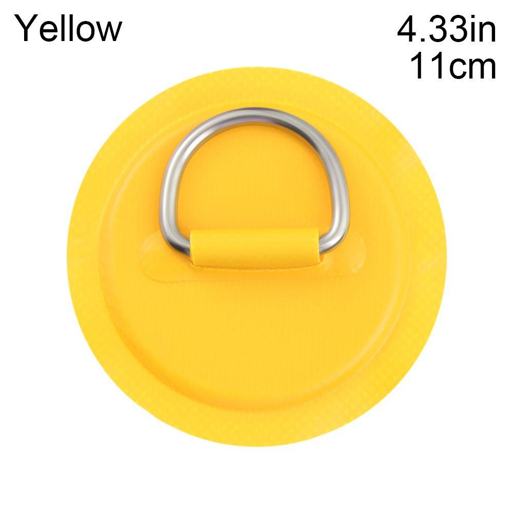 Pad Stainless Steel Raft Dinghy D Ring Pad/Patch Kayak Surfboard SUP Tie Down Inflatable Boat Patch